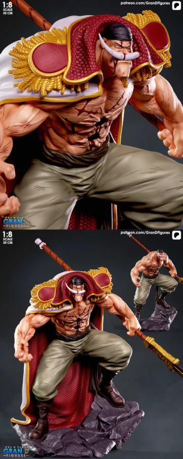 Whitebeard – One Piece STL model for 3D printing