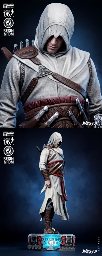 Altair Sculpture – Assassins Creed STL model for 3D printing
