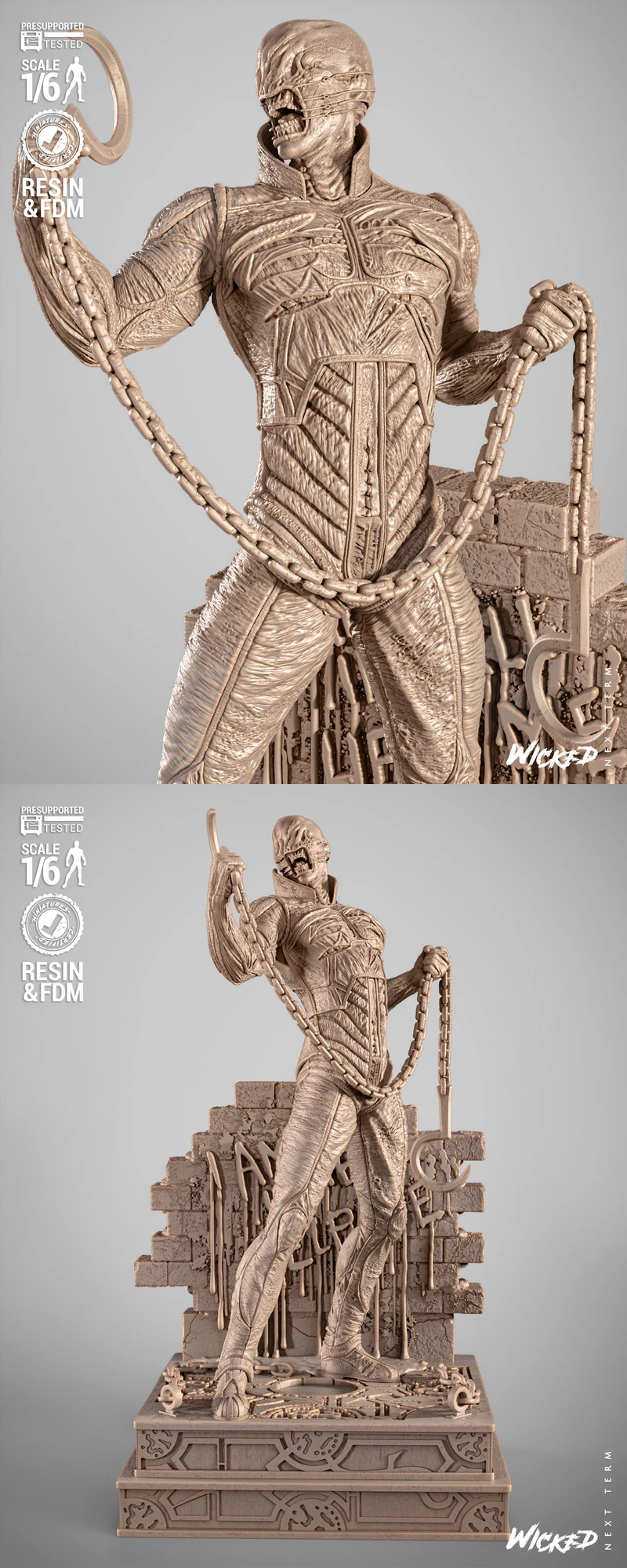 Chatterer Sculpture STL File for 3D Printing STL model for 3D printing