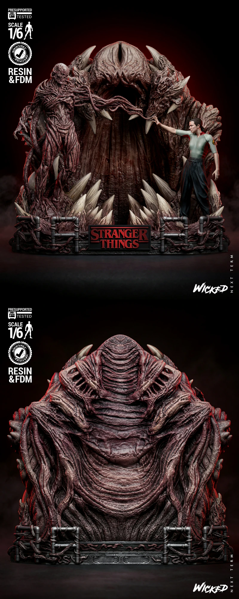Stranger Things Diorama STL model for 3D printing