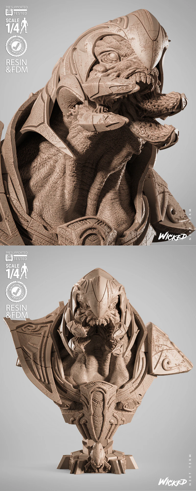 The Arbiter Portrait Bust 3D Printable STL STL model for 3D printing