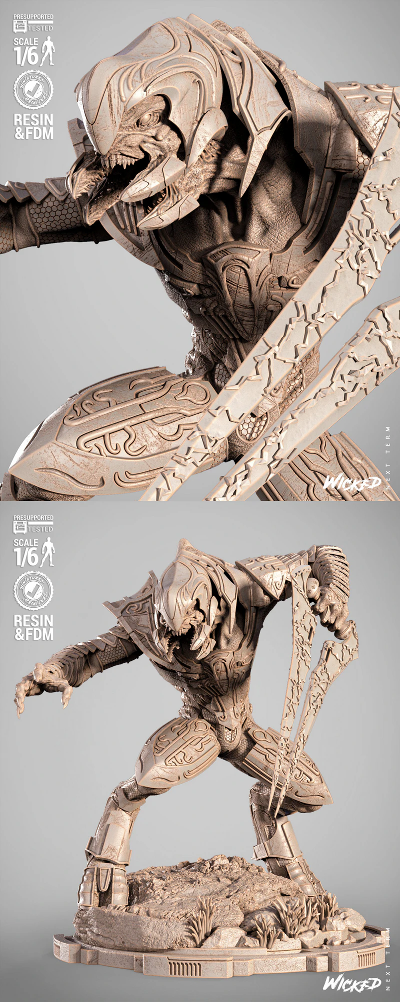 The Arbiter Sculpture 3D Printable Figure STL File STL model for 3D printing