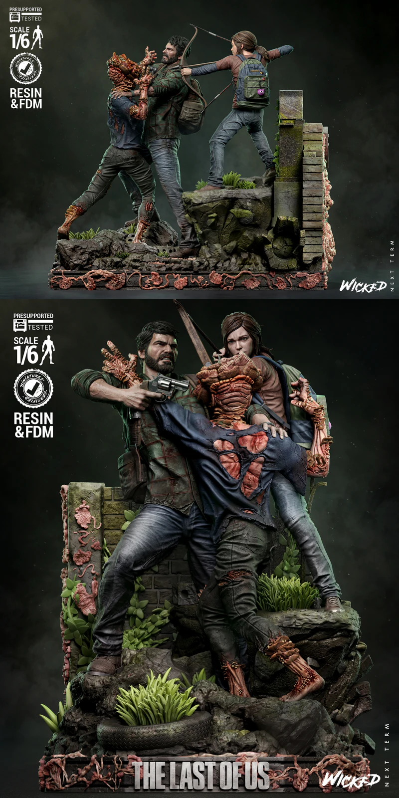 The Last Of Us Diorama STL model for 3D printing