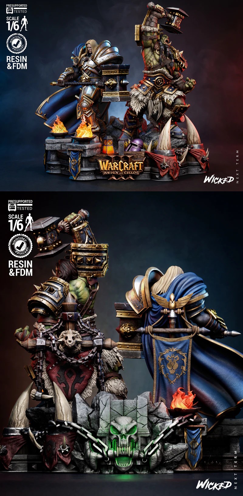 Warcraft 3 Diorama STL model for 3D printing