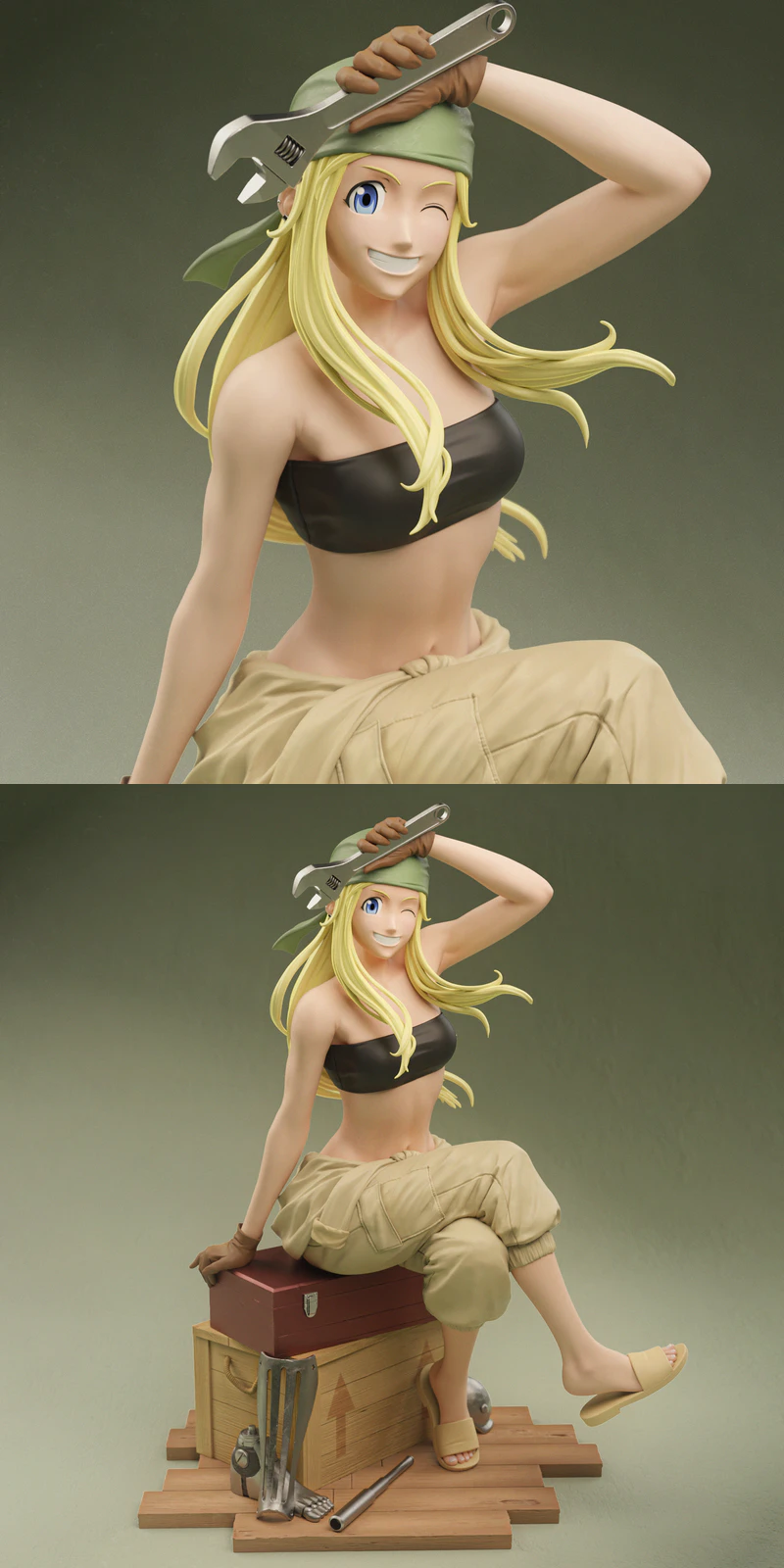 Winry Rockbell STL 3D Printable Figure STL model for 3D printing