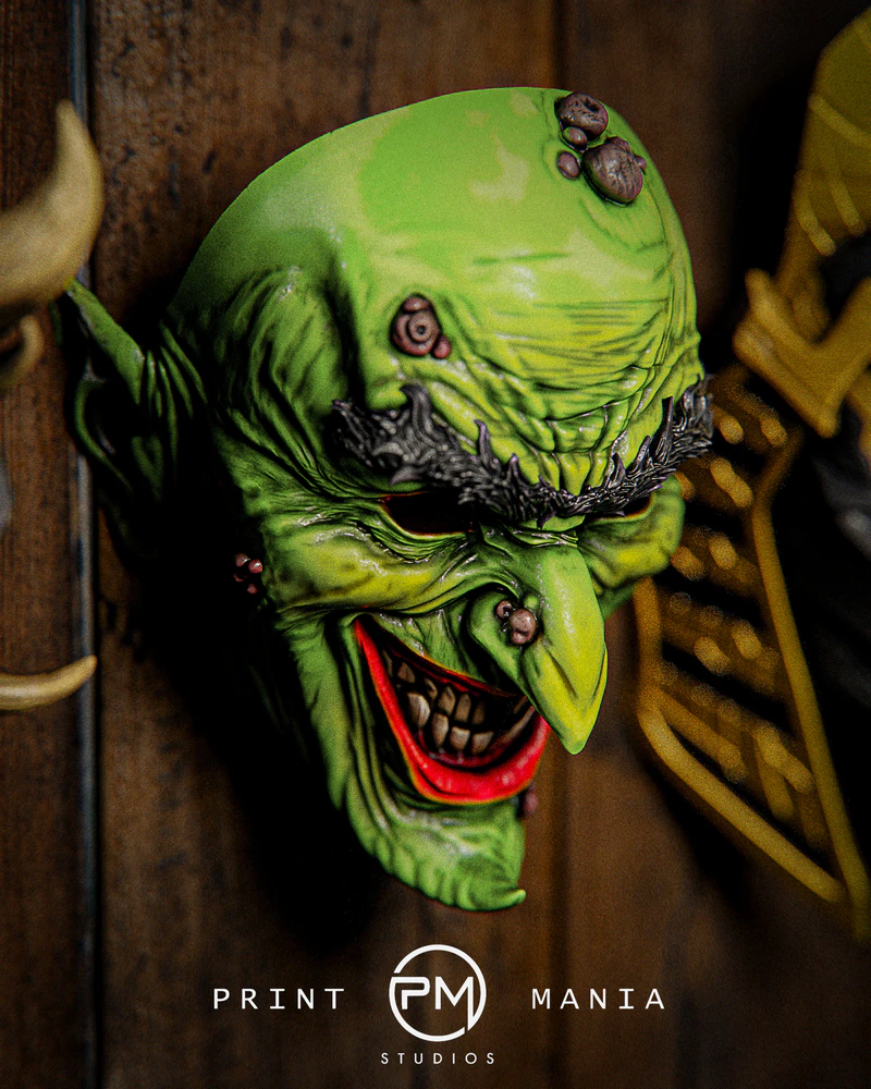 Witch-Mask 3D Printable STL Model for Resin Printer STL model for 3D printing