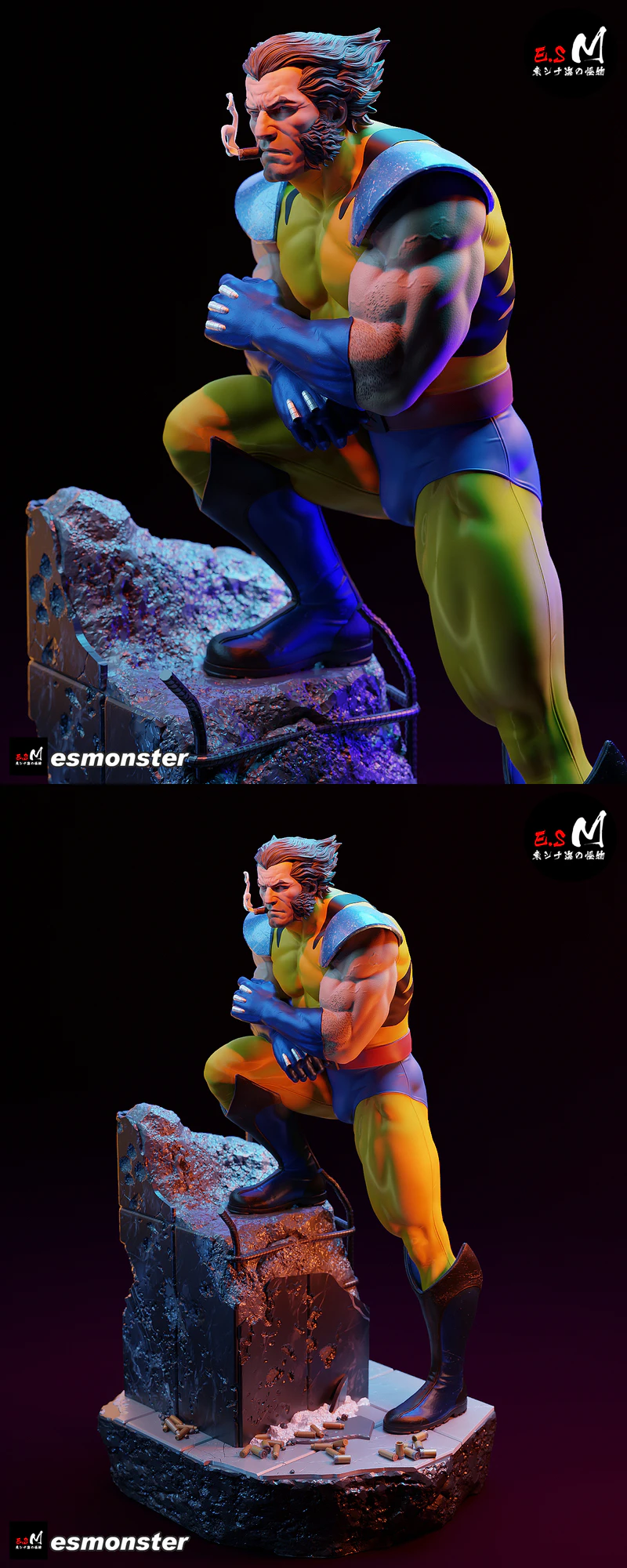 Wolverine Jim Lee V2 3D Printable STL File STL model for 3D printing