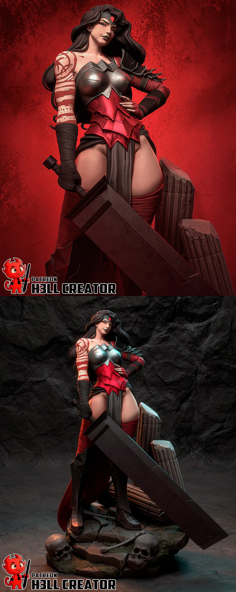 Wonder Woman – Absolute Wonder Woman STL model for 3D printing