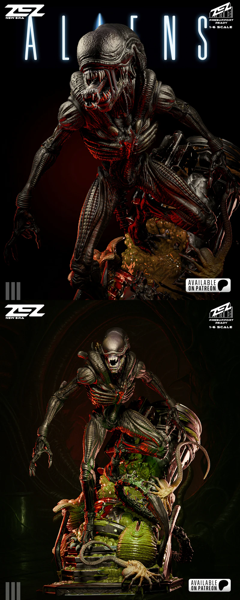 Xenomorph Alien 3D Printable STL Model STL model for 3D printing
