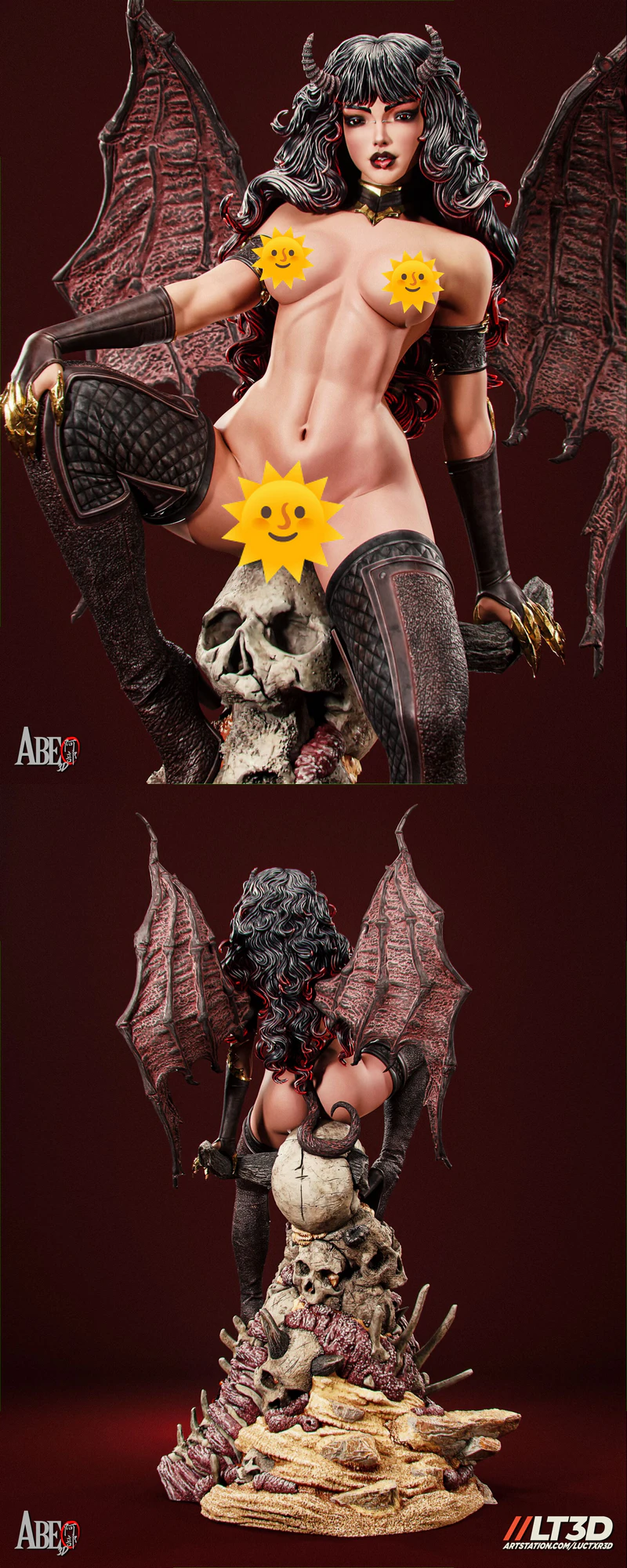 Xyrath Succubus Extra STL model for 3D printing