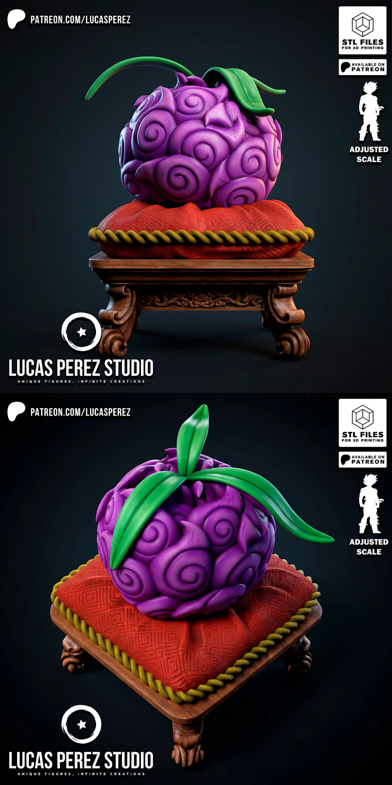 YAMI YAMI NO MI – One Piece STL model for 3D printing