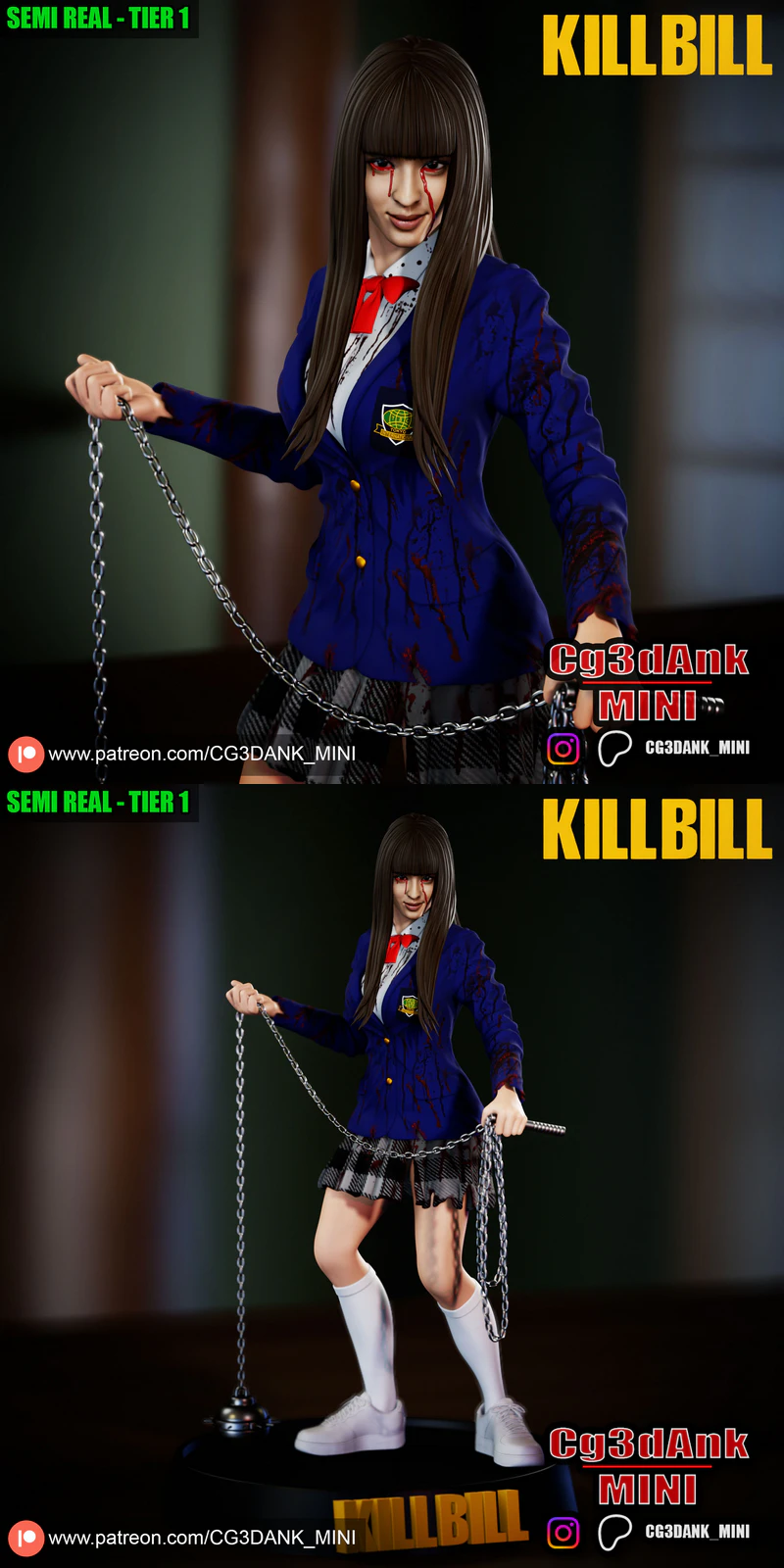 YUBARI – Kill Bill STL model for 3D printing