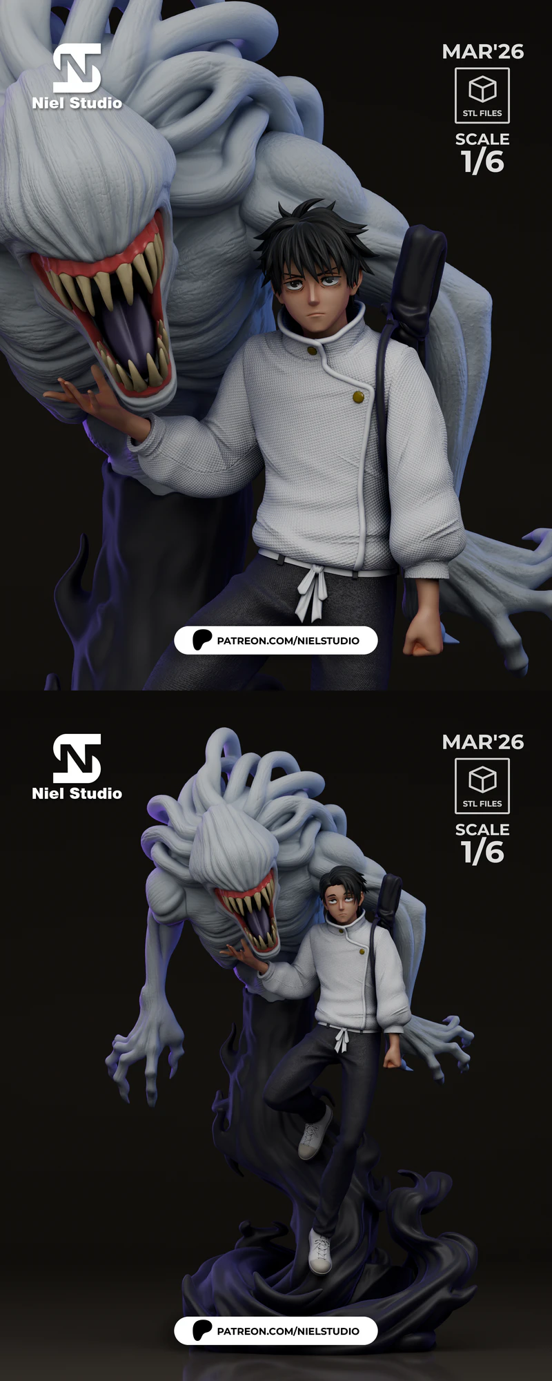 Yuta – Inspired by Anime Sorcerer Legends STL model for 3D printing