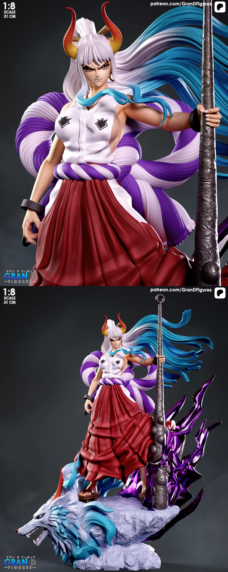 Yamato – One Piece STL model for 3D printing