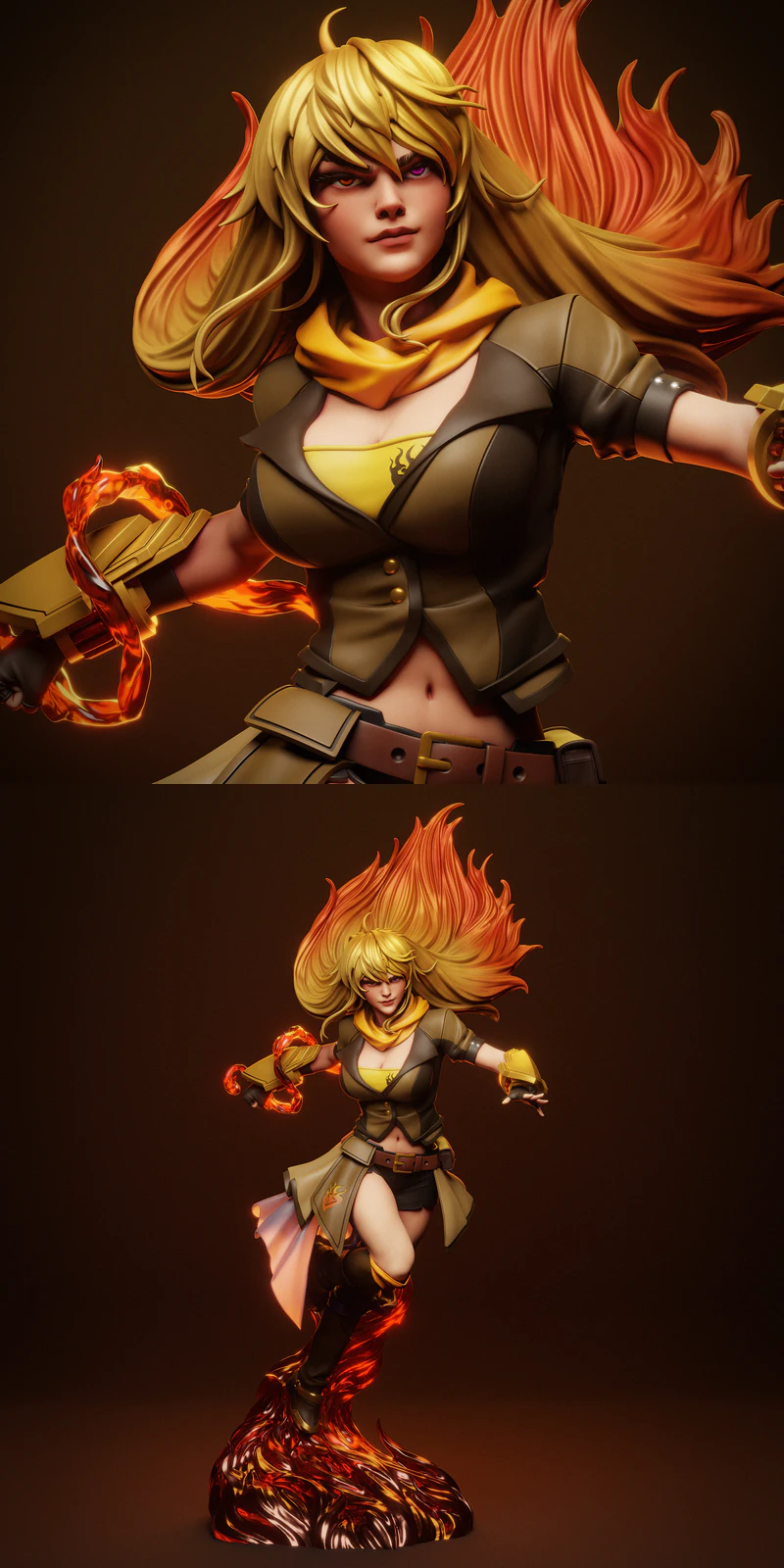 Yang Xiao Long STL model for 3D printing