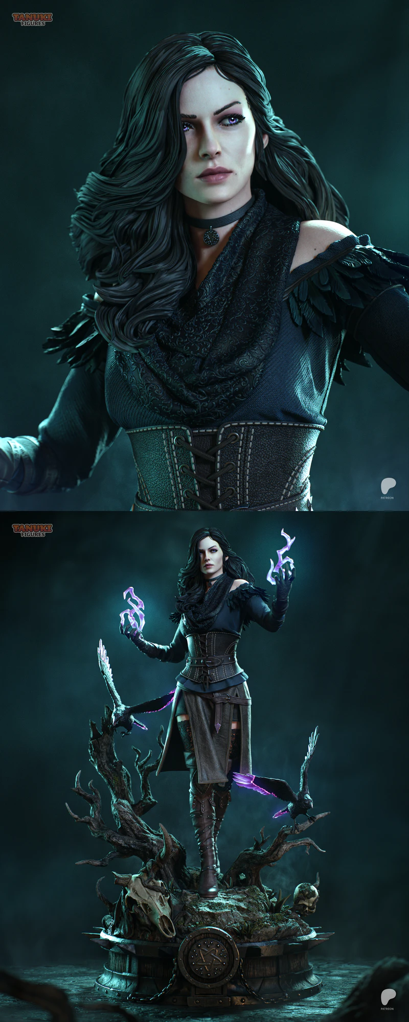 Yennefer – The Witcher STL model for 3D printing