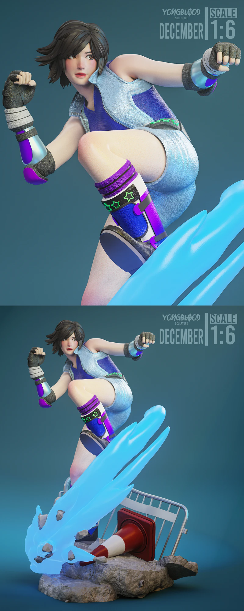 Asuka Kazama STL model for 3D printing