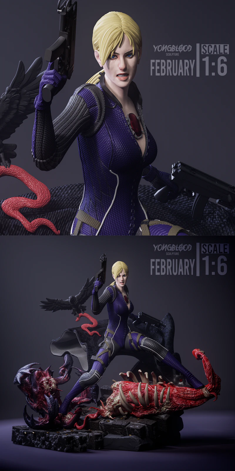 Jill Valentine Battle Suit STL model for 3D printing