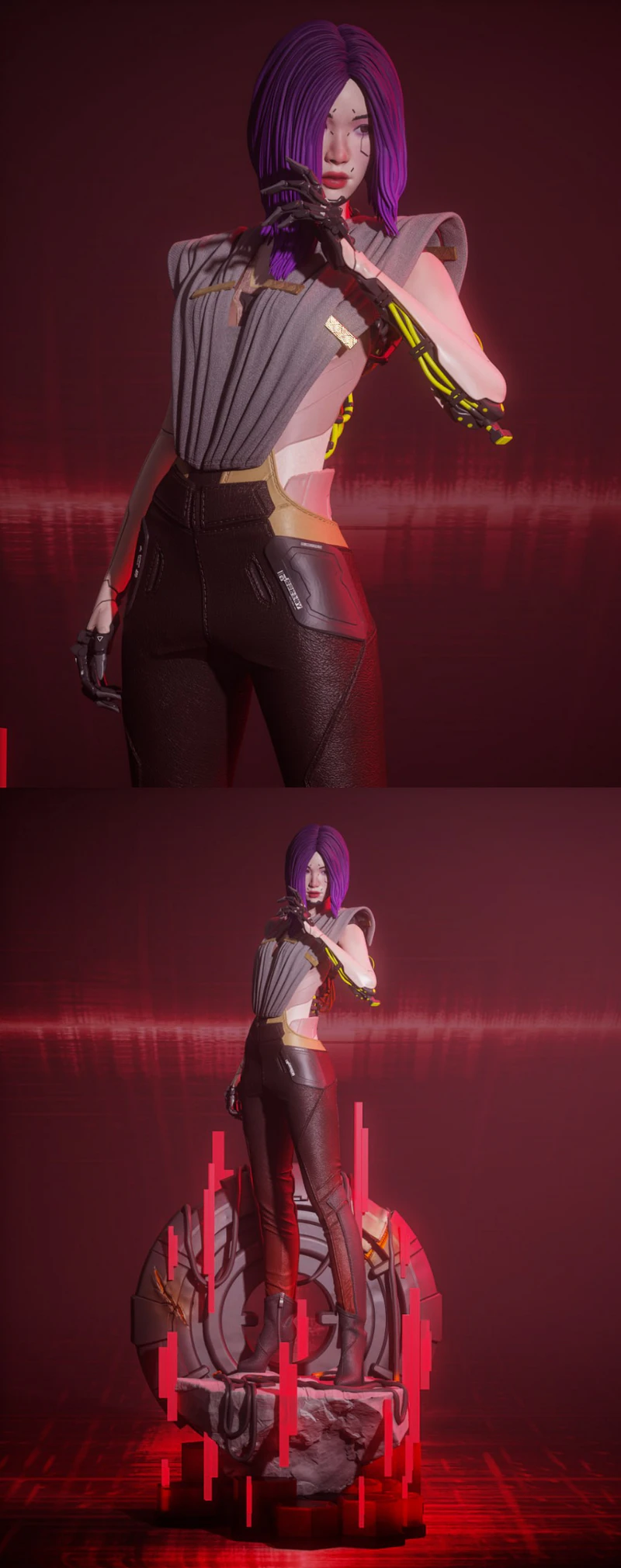 Songbird – Cyberpunk 2077 STL model for 3D printing