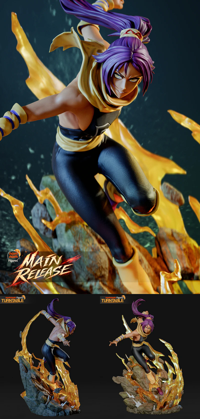 Yoruichi Shihōin – Bleach STL model for 3D printing