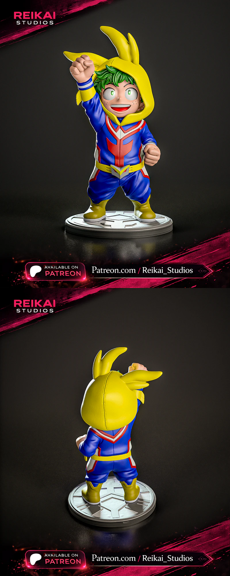 Young Deku STL model for 3D printing