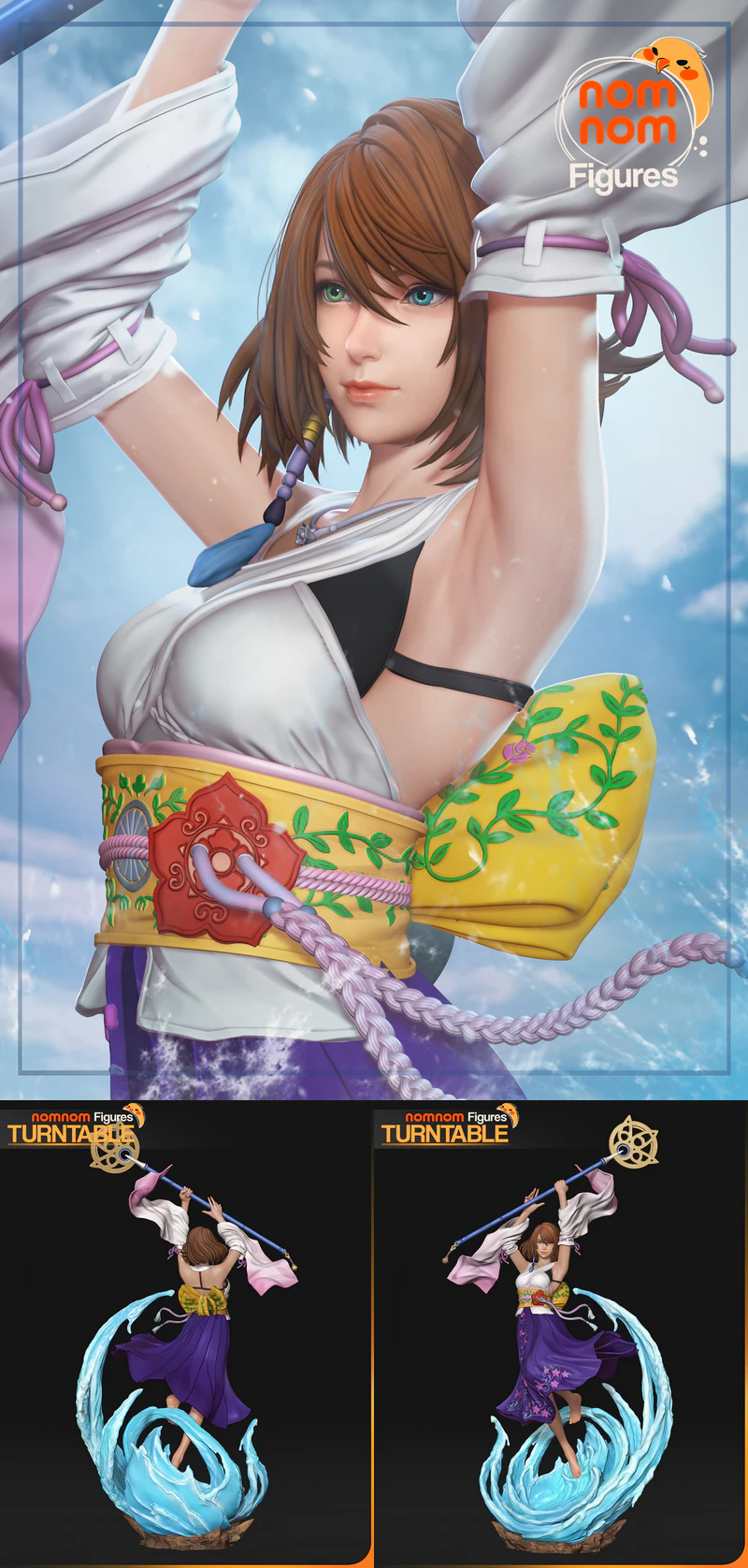 Yuna STL File for 3D Printing – Final Fantasy X Figure STL model for 3D printing