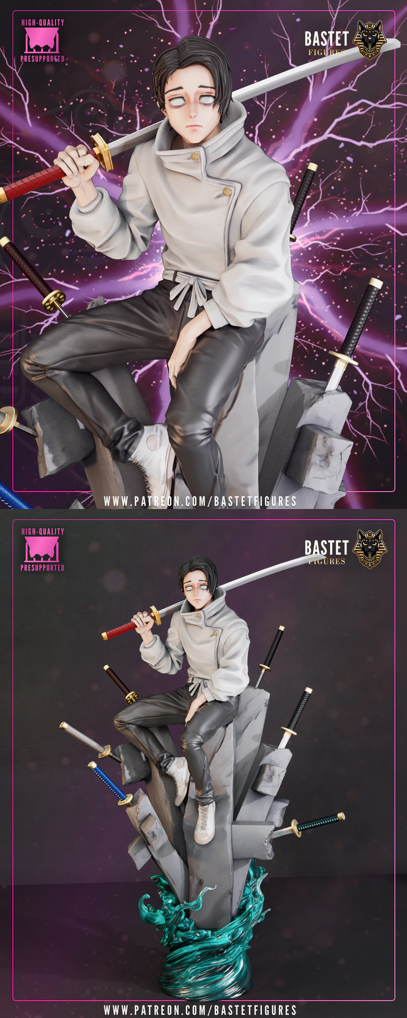 Yuta Jujutsu Kaisen 3D Printable STL File STL model for 3D printing