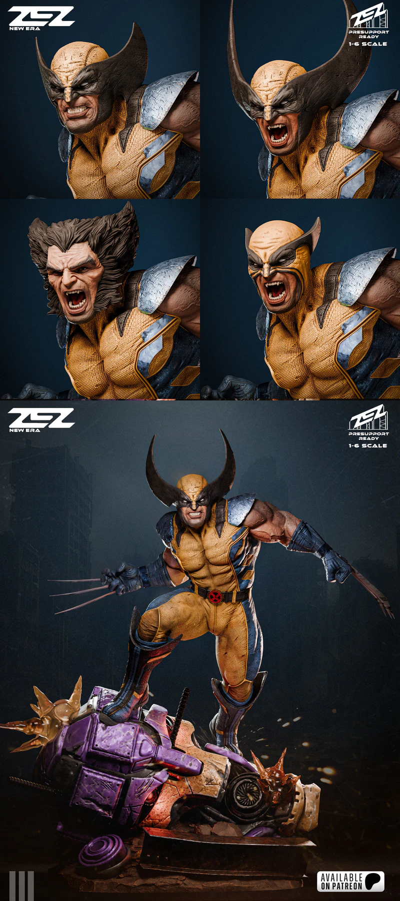 Wolverine STL File for 3D Printer STL model for 3D printing