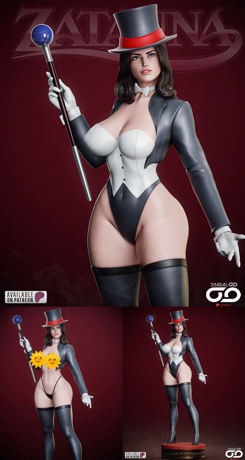 Zatanna Sorceress 3D Printable STL Model STL model for 3D printing