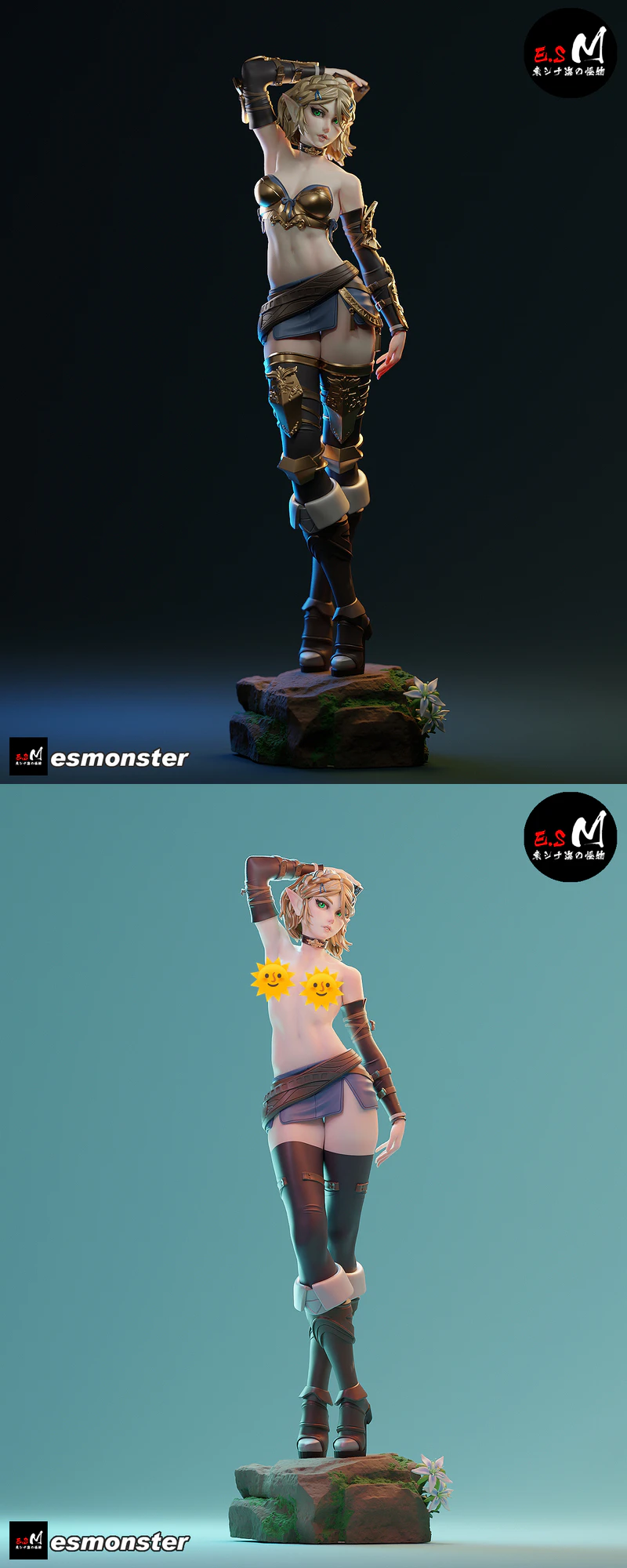 Zelda 3D Printable STL Figure for Resin Printers STL model for 3D printing