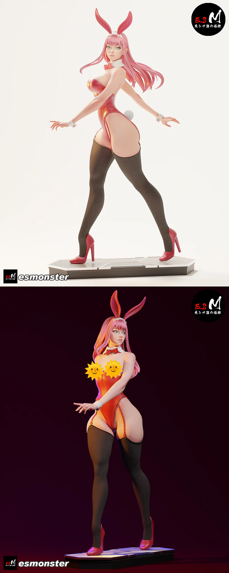Zero Two Bunny Ver STL Figure for 3D Printer STL model for 3D printing