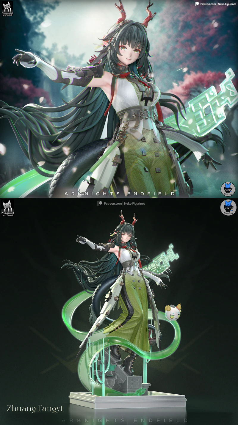 Zhuang Fangyi – Arknights Enfield STL model for 3D printing