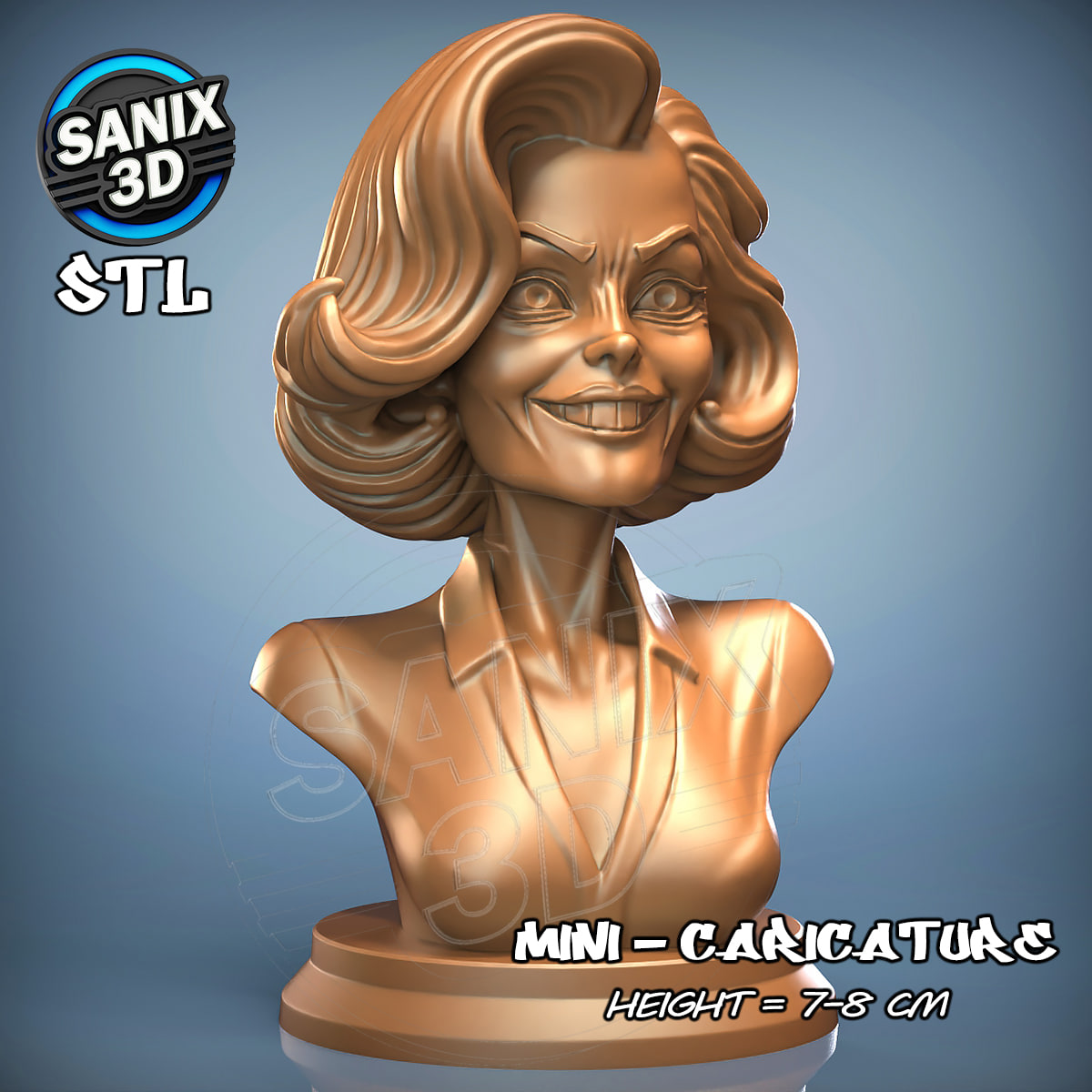 Sigourney Weaver Alien Bust 3D Printable STL Model STL model for 3D printing