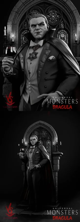 Dracula Monsters STL model for 3D printing
