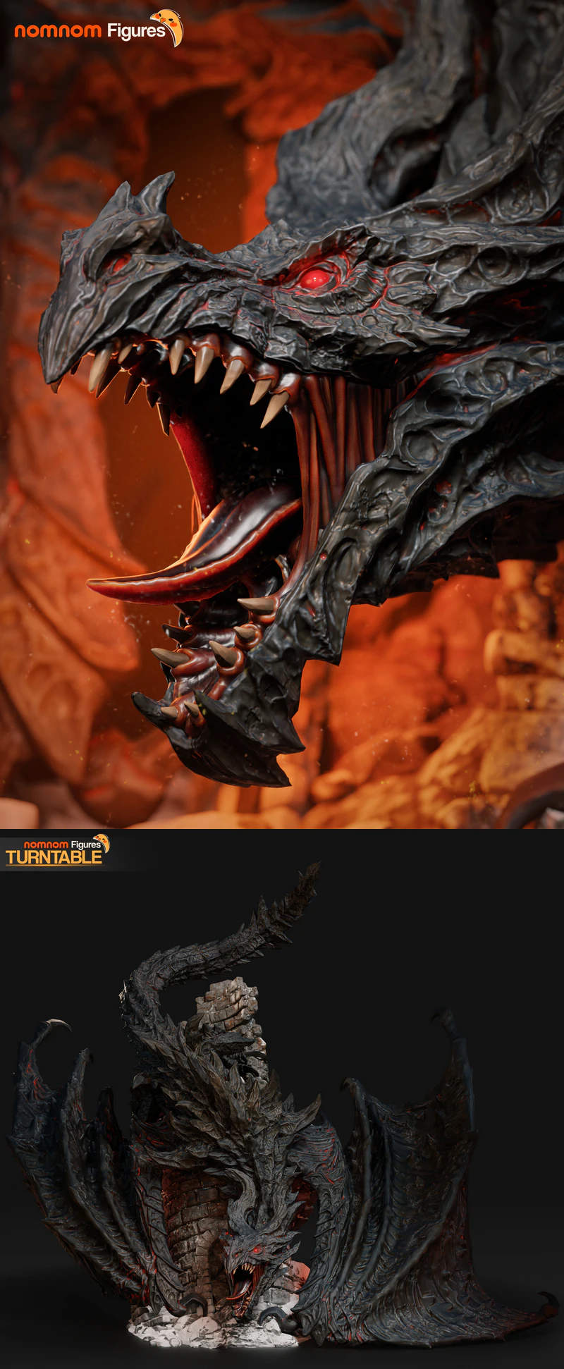 Alduin – The Elder Scrolls V Skyrim STL model for 3D printing