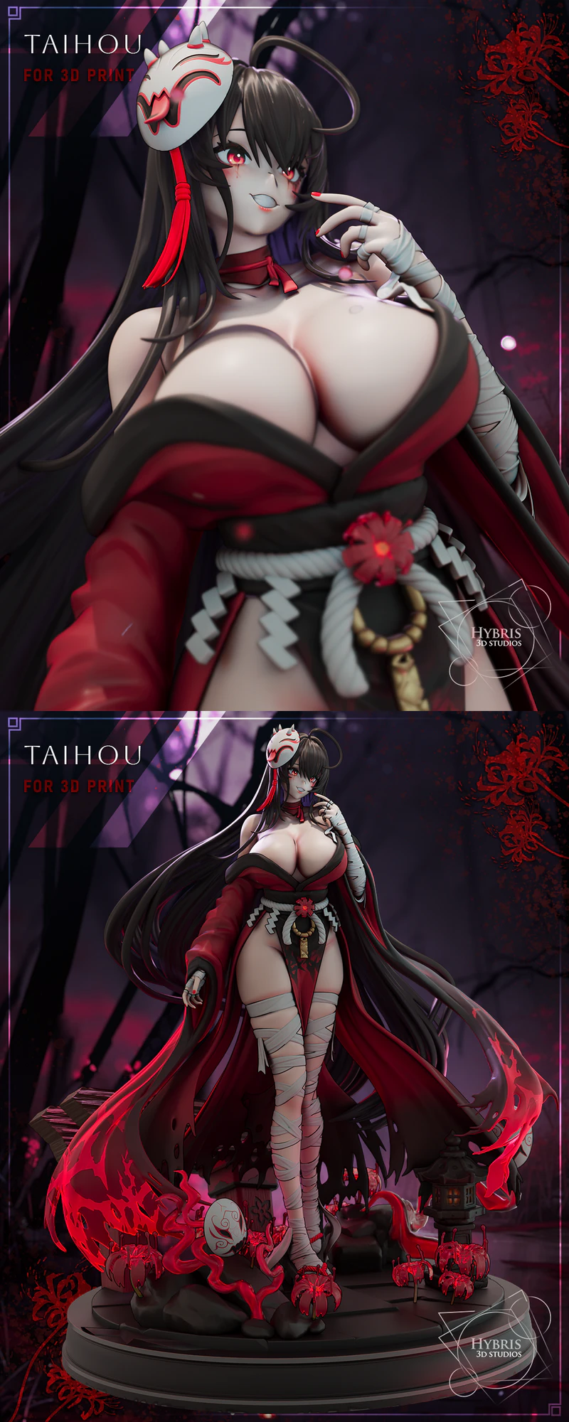 Azur Lane – Taihou STL model for 3D printing