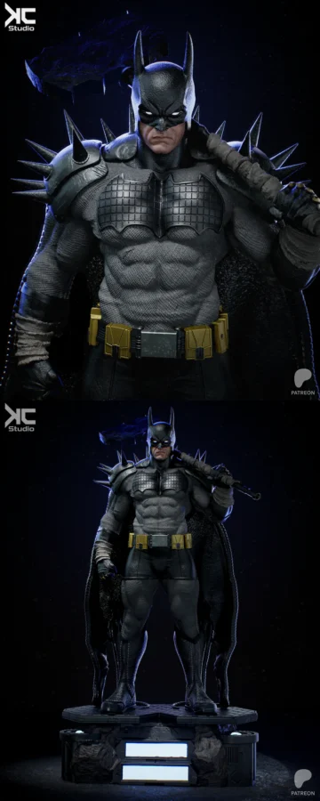 Batman Absolute Fanart STL model for 3D printing