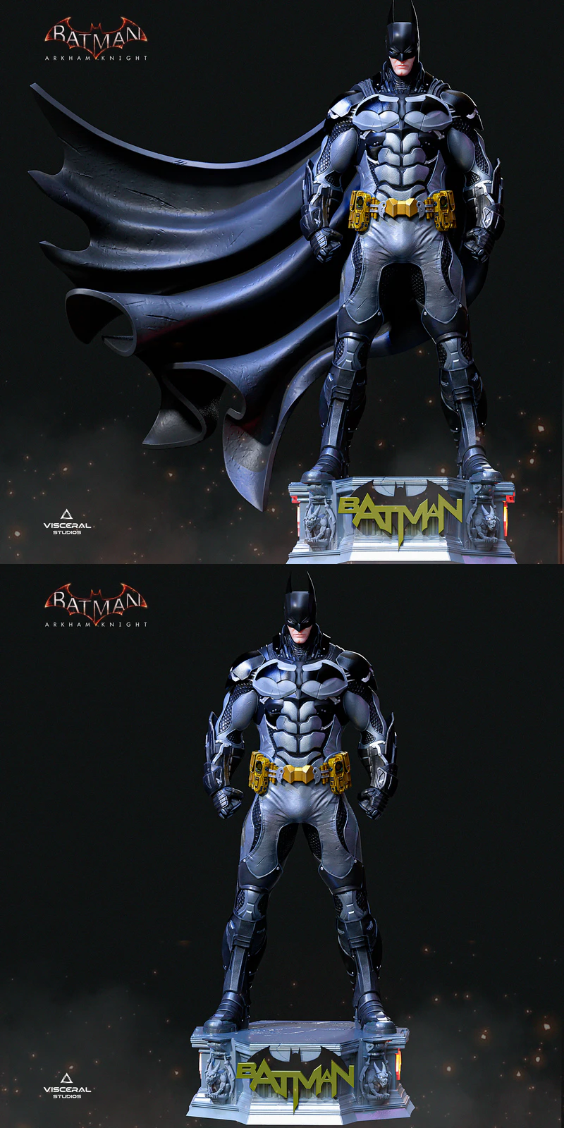 Batman Arkham Knight STL model for 3D printing