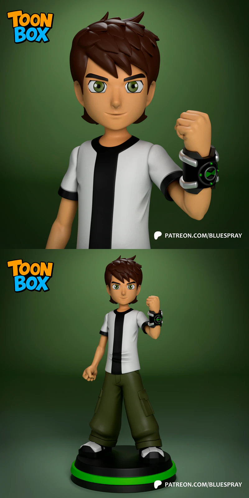 Ben 10 STL model for 3D printing