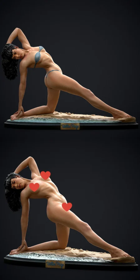 Bettie Page STL model for 3D printing