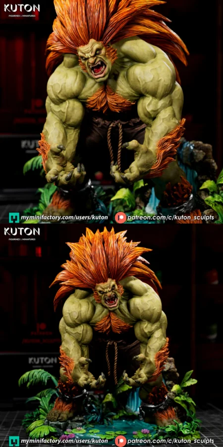 Blanka STL model for 3D printing