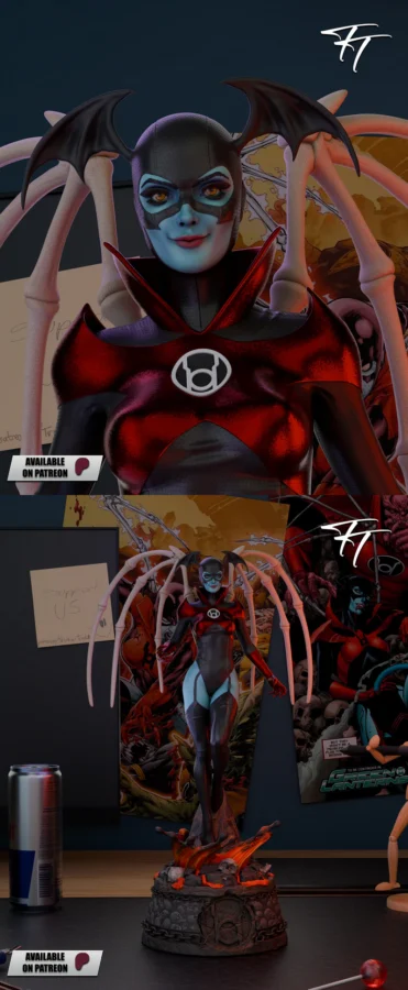 Bleez – Red Lantern STL model for 3D printing