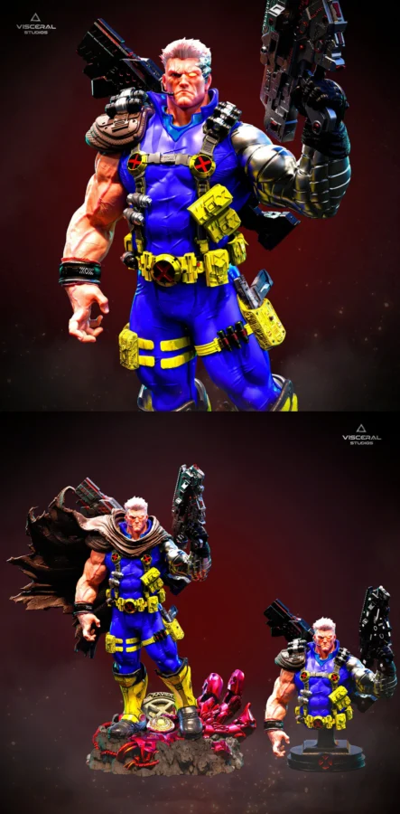 Cable X-Men STL model for 3D printing