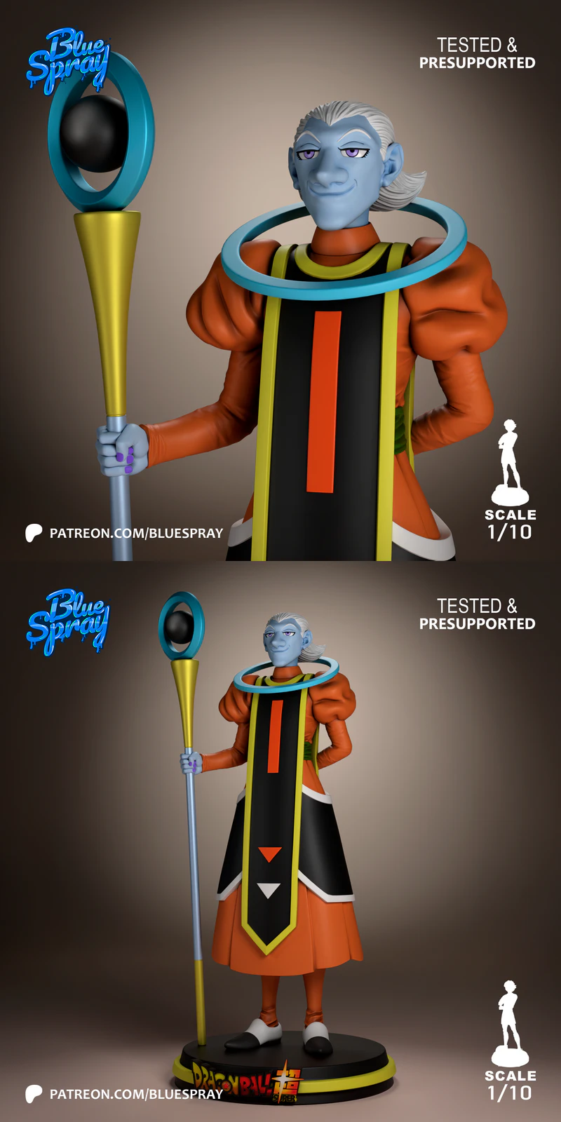 Campari – Dragon Ball Super STL model for 3D printing