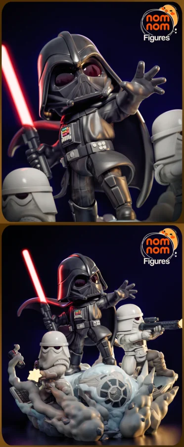 Chibi Darth Vader – Star Wars STL model for 3D printing