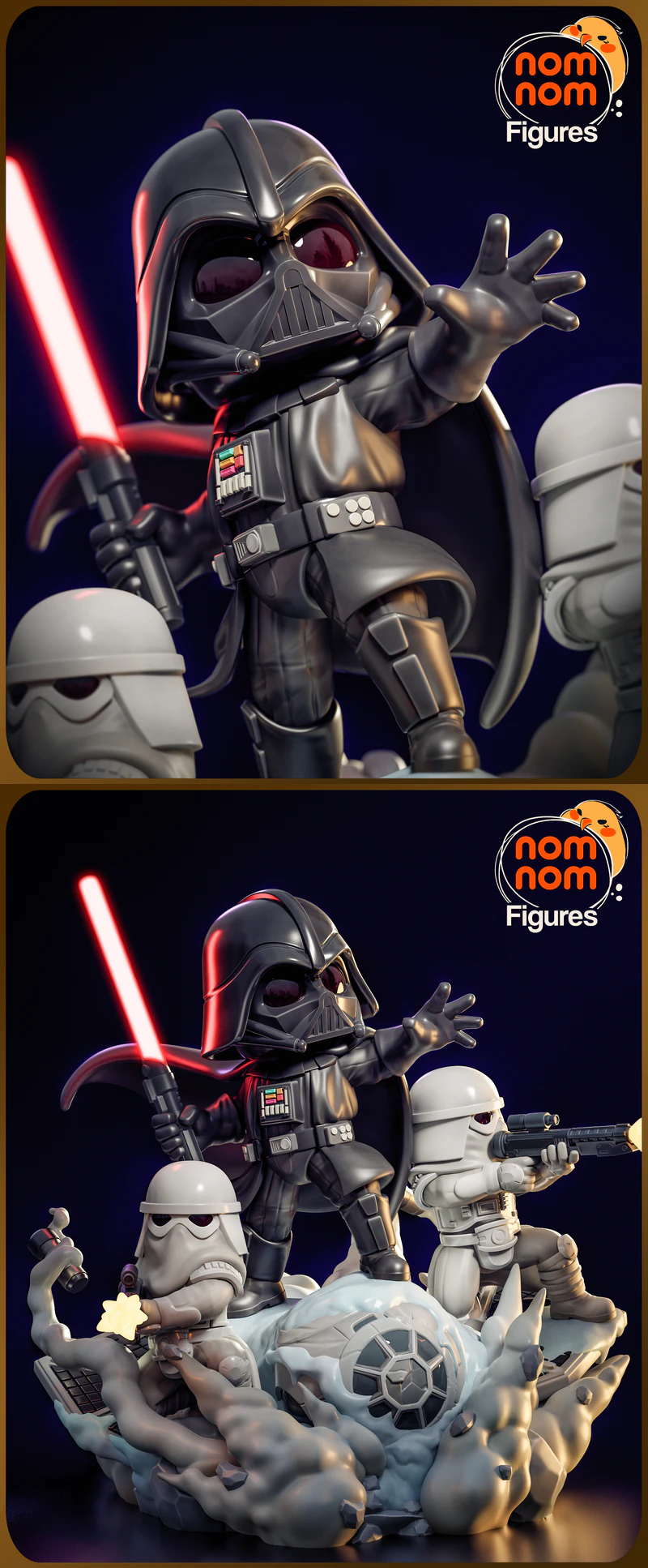 Chibi Darth Vader – Star Wars STL model for 3D printing