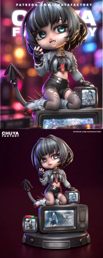 Chibi Jane Doe STL model for 3D printing