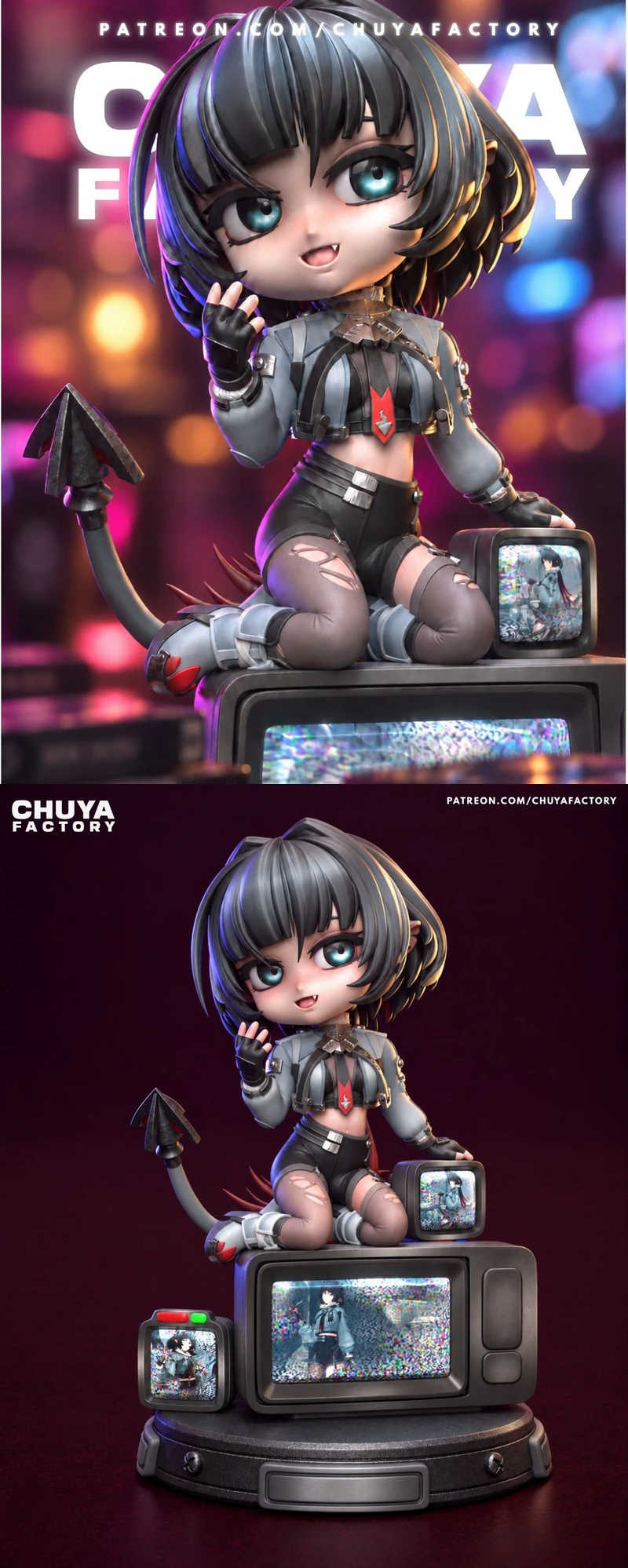 Chibi Jane Doe STL model for 3D printing