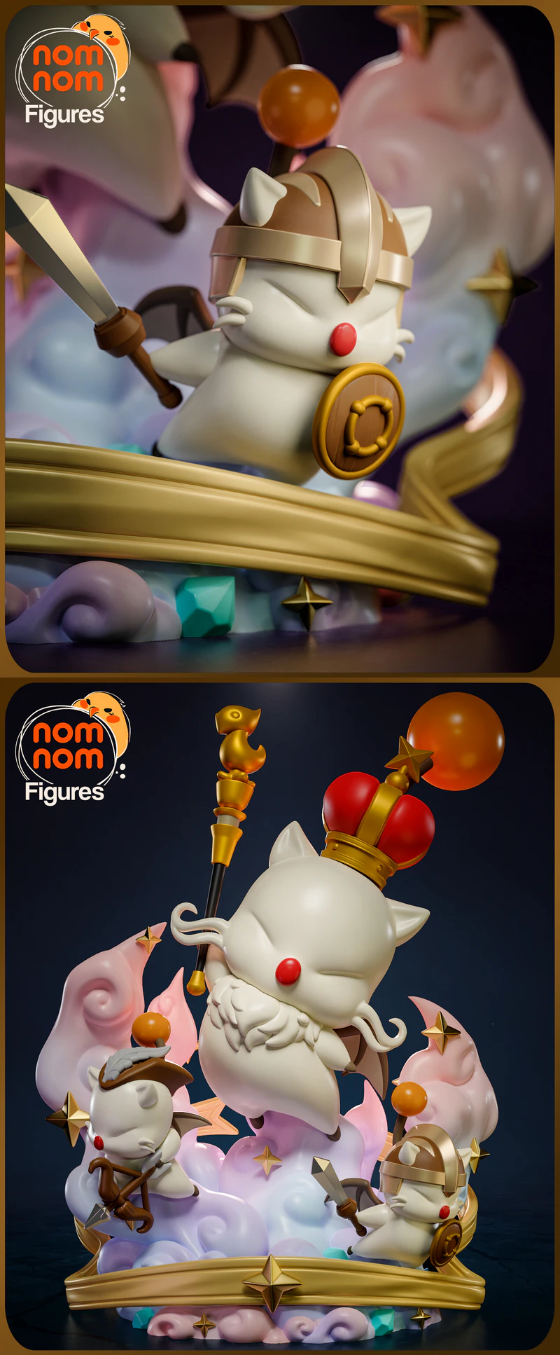 Chibi Moogle King Mog XII – Final Fantasy STL model for 3D printing