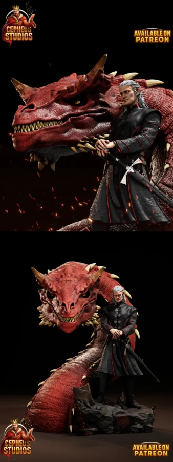 Daemon Targaryen – House of Dragon STL model for 3D printing
